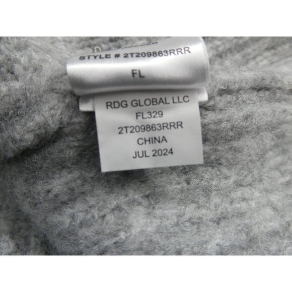 Rachel Roy‎ Grey Pearl-Studded Women's Crew Sweater Size XL - Picture 6 of 8